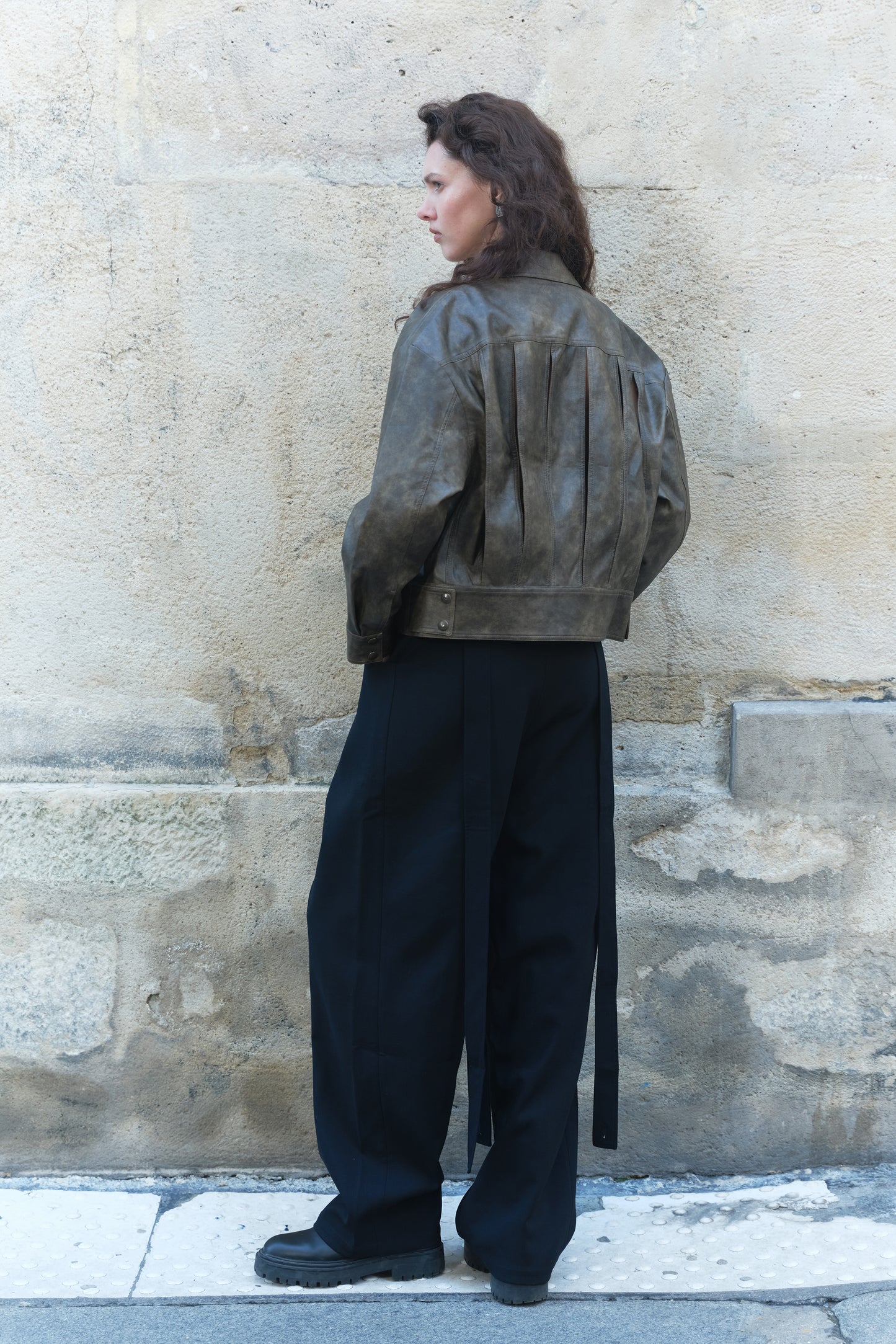 PU Jacket with Heat-Reactive Heart Detail