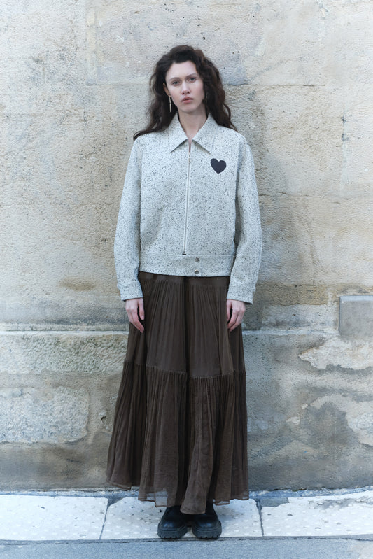 Jacket with Heat-Reactive Heart Detail