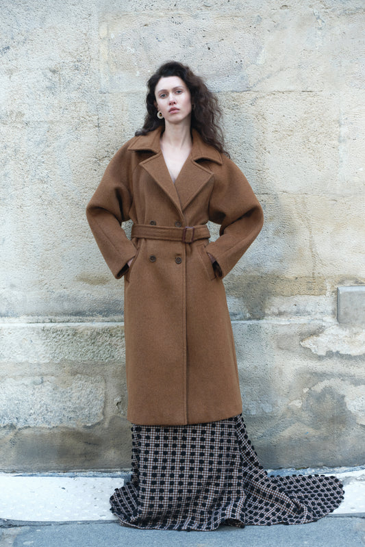 Brun Classic Double-breasted Coat