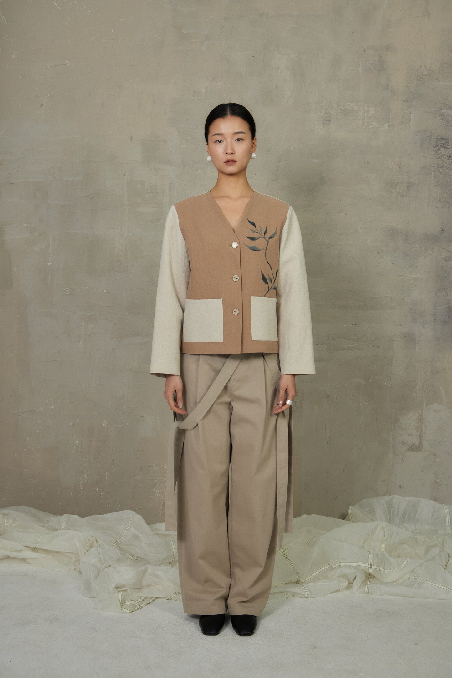 Veste lin coton (mix and match)